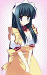  akane_souichi bad_id bad_pixiv_id blue_eyes blue_hair clannad long_hair nishina_rie solo waitress 