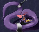  abstract_background arbok autofellatio blush bound chain cobra cum cum_on_body cum_on_penis cumshot erection eyes_closed feral forked_tongue hauyne hemipenes long_tongue male masturbation multi_cock nintendo open_mouth oral orgasm penis pink_penis pok&#233;mon pok&eacute;mon purple_body reptile scalie snake solo tapering_penis tongue tongue_out video_games 