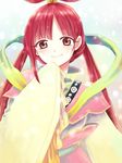  chinese_clothes hair_ornament hair_rings hanfu jewelry long_hair magi_the_labyrinth_of_magic red_eyes red_hair ren_kougyoku sako_(rt1000322) solo 