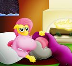  anthro anthrofied big_breasts blanket blizzard blush breasts clothing equine female fireplace fluttershy_(mlp) friendship_is_magic green_eyes hair hi_res horse leggings legwear mammal my_little_pony pink_hair pony ponyboom rug smile snow sweater sweatpants tight_clothing window 