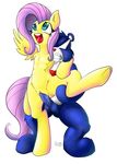  equine female fluttershy_(mlp) friendship_is_magic horse interspecies male mammal my_little_pony pegasus penetration penis pony pussy rico-cake sex straight vaginal vaginal_penetration wings 