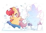  chibi chubby cloud cracks cub cute equine female feral friendship_is_magic fur hair horse ice lifeloser long_hair looking_back mammal mountain my_little_pony orange_fur outside pegasus pony purple_eyes purple_hair scootaloo_(mlp) sky smile snow snowboard snowboarding solo wings winter young 