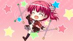  1girl chibi eyes_closed game_cg konno_koharu ko~cha red_hair witch&#039;s_garden witch's_garden 