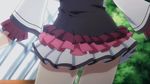  animated animated_gif ass book dairenji_suzuka frilled_skirt frills from_behind hallway hypnotic library miniskirt non-web_source screencap shelf skirt tokyo_ravens tree walking 