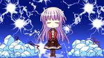  1girl chibi eyes_closed game_cg ko~cha long_hair purple_hair witch&#039;s_garden witch's_garden yukimura_suzuno 