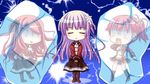  3girls chibi eyes_closed game_cg hinomiya_ayari ice konno_koharu ko~cha long_hair multiple_girls o_o purple_hair red_hair witch&#039;s_garden witch's_garden yukimura_suzuno 