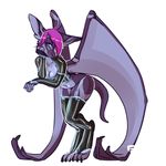  anthro blue_eyes breasts cleavage clothed clothing dragon female fruit_bat looking_at_viewer lotix plain_background skimpy solo transparent_background wings 