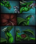 3_toes belly bulge claws dragon feral green_dragon horn internal open_mouth reptile saliva salivating scalie size_difference soft_vore stomach teeth tongue vorarephilia vore vorearephilia vorelord wings 