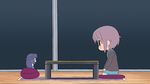  achakura animated animated_gif asakura_ryouko chibi nagato_yuki short_hair suzumiya_haruhi-chan_no_yuuutsu suzumiya_haruhi_no_yuuutsu table 