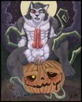  anal anal_insertion anal_penetration animal_genitalia anus balls biceps big_penis canine canine_penis cum cum_in_ass cum_inside cum_on_penis cum_string cumshot drooling erection fangs fur gay grey_eyes grey_fur halloween holidays insertion knot leaking male mammal muscles nicolas0113 nipples nude on_top open_mouth orgasm pecs penetration penis precum presenting pumping saliva scar sex sheath sitting spread_legs spreading straddling teeth tentacles toned tongue vein white_fur wolf 