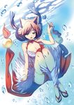  animal_ears blue_eyes breasts cat_ears cat_tail cleavage kawagoe_pochi large_breasts long_hair ragnarok_online solo tail twintails underwater wanderer 