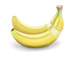  banana commentary food fruit no_humans original shadow simple_background still_life thighhighs white_background zettai_ryouiki 