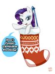  blue_eyes christmas christmas_stocking english_text equine female feral friendship_is_magic fur hair holidays horn horse legwear long_hair makeup mammal my_little_pony nail norang94 open_mouth plain_background pony purple_hair rarity_(mlp) smile solo stockings text transparent_background unicorn white_fur 