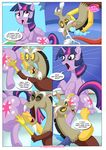  bbmbbf book butt butt_grab comic cunnilingus cutie_mark dialog discord_(mlp) draconequus duo english_text equestria_untamed equine fangs female friendship_is_magic hi_res horn horse licking long_tongue male mammal my_little_pony open_mouth oral oral_sex pony pussy sex straight text tongue tongue_out twilight_sparkle_(mlp) vaginal winged_unicorn wings 