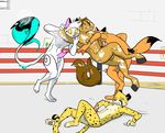  cheetah equine erection feline fighting_ring fox group horse male mammal metal_(artist) metal_(character) nude penis sled_(sledmetodeath) steve_(smsfoxx) wrestling zach_(gamerfox) 