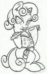  anibaruthecat bdsm bondage bound cub cutie_mark dress equine female feral friendship_is_magic fur hair horn horse mammal my_little_pony pony s&amp;m sketch solo sweetie_belle_(mlp) unicorn whip young 