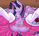  anthro anthrofied anus book breasts doll equine female friendship_is_magic fur hair horn horse mammal my_little_pony nipples pony presenting presenting_pussy purple_eyes purple_fur purple_hair pussy solo spread_legs spread_pussy spreading stubbornstallion twilight_sparkle_(mlp) winged_unicorn wings 