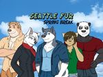  abs anthro arctic_fox bear biceps big_muscles black_fur black_nose blue_eyes brown_fur brown_hair brown_nose canine cat chest_tuft clothing cloud coat crossed_arms dog feline female flexing fox fur garret green_eyes grey_fur grin group hair husky ian jacket jeans looking_at_viewer male mammal muscles open_shirt panda pants pecs pose rain rain-yatsu rainier rick scarf seattle_fur shirt sky smile spring_break standing tan_fur tim toned tuft white_fur white_hair yellow_eyes 