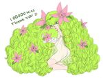  ass flower gen_4_pokemon green_eyes green_hair hits long_hair non-web_source personification pokemon shaymin solo very_long_hair 