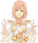  blue_eyes bracelet estellise_sidos_heurassein gloves jewelry miho_(mi) pink_hair short_hair smile tales_of_(series) tales_of_vesperia 