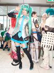  cosplay hatsune_miku hatsune_miku_(cosplay) headphones necktie photo saya saya_(cosplayer) skirt thigh-highs thighhighs vocaloid 