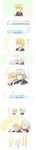  absurdres alternate_costume bespectacled blonde_hair blue_eyes comic computer contemporary glasses highres izayoi_sakuya kirisame_marisa kirusu long_image multiple_girls popularity_contest tall_image touhou translated white_hair yellow_eyes 