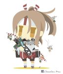  bad_id bad_pixiv_id blue_hair brown_hair chameleon_man_(three) chibi fairy_(kantai_collection) flat_color grey_hair kantai_collection long_hair minigirl multiple_girls pink_hair ryuusei_(kantai_collection) short_hair suisei_(kantai_collection) tenzan_(kantai_collection) type_0_fighter_model_21 type_99_dive_bomber yellow_eyes zuihou_(kantai_collection) 