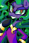  clothed clothing costume equine female friendship_is_magic green_eyes green_hair hair horse kaliptro2 mammal mane-iac_(mlp) my_little_pony pony solo 