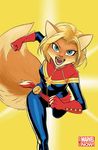  anthro blue_eyes canine captain_marvel character_request david_lopez female fox gloves mammal marvel official_art 