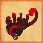  feline invalid_color male mammal tiger upside_down 