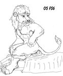  anal anthro bed black_and_white faceless_male facesitting feline firestormsix gay human invalid_tag lion male mammal monochrome oral plain_background rimming sheath signature sitting sketch white_background 