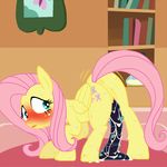  anus blush butt cutie_mark dildo equine female fluttershy_(mlp) friendship_is_magic fur hair horse insertion long_hair mammal masturbation my_little_pony open_mouth pegasus penetration pink_hair pony pussy sex_toy solo sweat vaginal vaginal_insertion vaginal_penetration wings yellow_fur zat 