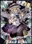  bad_id bad_pixiv_id blonde_hair bow braid broom dress hat hat_ribbon kirisame_marisa mini-hakkero puffy_sleeves ribbon side_braid smile sofy touhou witch_hat yellow_eyes 