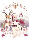  bra christmas cleavage pantsu rednian sonico 