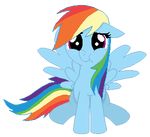  alpha_channel animated equine female friendship_is_magic hair horse looking_at_viewer low_res mammal multi-colored_hair my_little_pony pegasus plain_background pony purple_eyes rainbow_dash_(mlp) rainbow_hair sitting solo tomdantherock transparent_background wings 