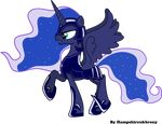  armor cutie_mark equine female friendship_is_magic hi_res horn horse mammal my_little_pony pony princess_luna_(mlp) solo vector-brony winged_unicorn wings 