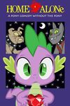  diamond_dog_(mlp) diamond_dogs dog dragon equine fangs fire_ruby friendship_is_magic gem home_alone horse humor mammal movie movie_poster my_little_pony parody ponification pony ruby scalie slit_pupils smile spike_(mlp) viperdash_gts_r 