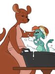  bath brush caring crossover duo female kanga kangaroo loch_ness_monster mammal marsupial milf mother nessie parent scalie the_ballad_of_nessie unknown_artist water winnie_the_pooh winnie_the_pooh_(franchise) 