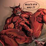  abs after_sex anal anthro anus balls biceps big_muscles big_penis butt claws cum cum_in_ass cum_inside cum_on_butt cum_on_chest cum_on_leg cum_on_self cum_string cumshot demon dialog dripping english_text erection facial_hair fangs fur gaping gaping_anus gay hair hairy horn humanoid kupopo leaking lying male muscles nipples nude on_back open_mouth orc orgasm pecs penis presenting presenting_hindquarters red_body red_hair red_skin sex smile spread_legs spreading teeth text tongue tongue_out uncut vein 