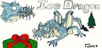  dragon furpics gift holidays scalie teeth tree wings 