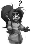  ? anthro blizard_entertainment blizzard_entertainment clothed clothing cub dogyd female greyscale li_li_stormstout mammal monochrome pandaren reaction_image simple_background ursid video_games warcraft white_background young 