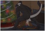  2013 all_fours amwulf anthro anus ass_up bald ball ball_gag balls barefoot biceps black_nose black_skin blush brown_fur brown_hair butt canine christmas christmas_tree cum cum_in_ass cum_inside cum_on_balls cum_on_penis cum_string dog erection eyes_closed fireplace fur gag gay glowing hair hi_res holidays inside light looking_down male manly muscles nude on_floor orgasm pecs penis pink_eyes plant precum presenting presenting_hindquarters red_penis room sex sex_toy shadow shiny short_hair size_difference tan_fur teeth toy tree whale white_penis white_skin 