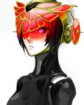  android artist_request black_hair lowres metis persona persona_3 short_hair simple_background solo 