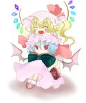  bad_id bad_pixiv_id bat_wings bisuko book fangs flandre_scarlet multiple_girls reading red_eyes remilia_scarlet siblings sisters smile touhou wings 