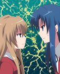  aisaka_taiga blue_eyes blue_hair brown_eyes brown_hair inui_nagi kawashima_ami long_hair multiple_girls toradora! 