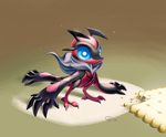  2013 avian blue_eyes cracker cute food gantzaistar legendary_pok&#233;mon legendary_pokemon nintendo pok&#233;mon pok&eacute;mon solo unknown_artist video_games young yveltal 