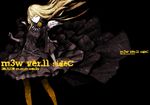  blonde_hair cross dress flowers long_hair miwa_shirow original pantyhose rose wings 