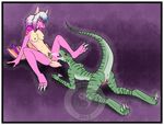  female female_ejaculation lesbian lizard pink_fairy_armadillo pussy_juice reptile satch scalie 
