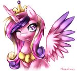  equine female friendship_is_magic horn horse mammal miss-mixi my_little_pony pony princess_cadance_(mlp) solo winged_unicorn wings 