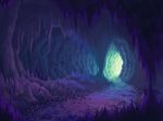  cave nature no_humans scenery stalactite stalagmite subterranean_animism touhou underground 